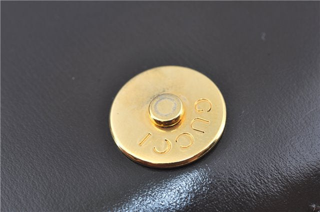 Authentic GUCCI Shoulder Hand Bag Purse Suede Leather Brown Junk J6873