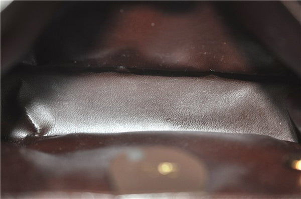 Authentic GUCCI Shoulder Hand Bag Purse Suede Leather Brown Junk J6873