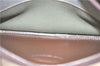 Authentic Burberrys Check Shoulder Cross Body Bag Canvas Leather Khaki J6883