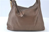 Authentic GUCCI Shoulder Hand Bag Purse Leather 309530 Brown J6899