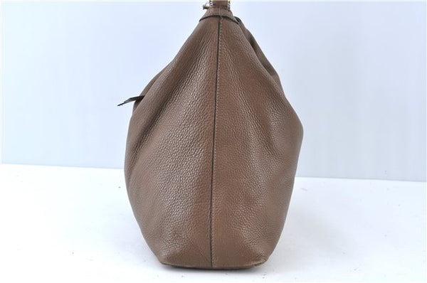 Authentic GUCCI Shoulder Hand Bag Purse Leather 309530 Brown J6899