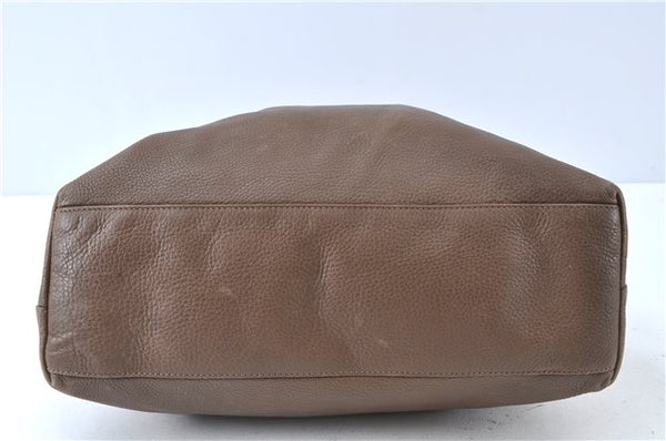 Authentic GUCCI Shoulder Hand Bag Purse Leather 309530 Brown J6899