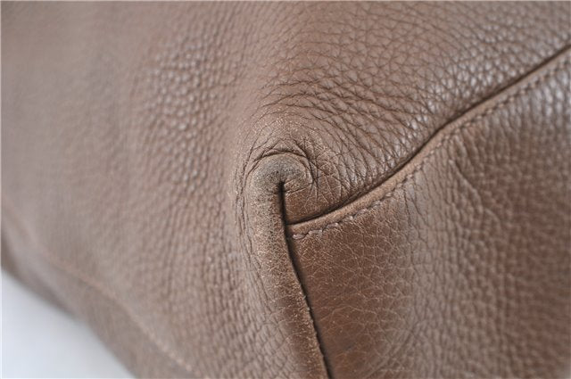 Authentic GUCCI Shoulder Hand Bag Purse Leather 309530 Brown J6899