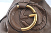 Authentic GUCCI Shoulder Hand Bag Purse Leather 309530 Brown J6899