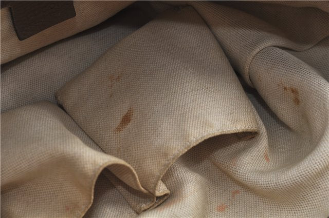 Authentic GUCCI Shoulder Hand Bag Purse Leather 309530 Brown J6899