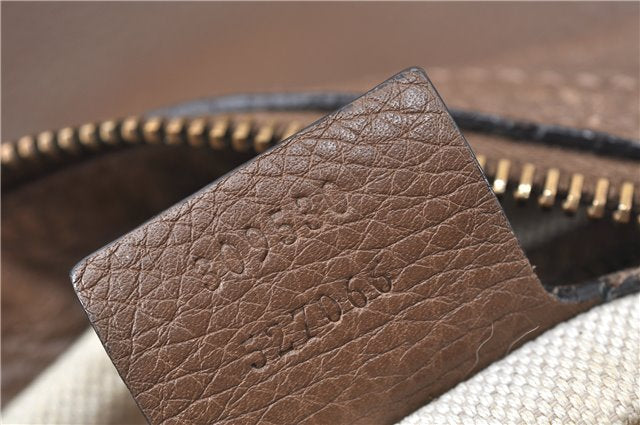 Authentic GUCCI Shoulder Hand Bag Purse Leather 309530 Brown J6899