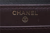 Authentic CHANEL Matelasse Caviar Skin CC Logo Long Wallet Purse Black Box J6974