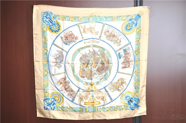 Authentic HERMES Carre 90 Scarf 