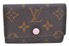 Authentic Louis Vuitton Monogram Multicles 6 Key Case Holder M61285 Pink J6978