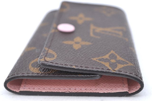 Authentic Louis Vuitton Monogram Multicles 6 Key Case Holder M61285 Pink J6978
