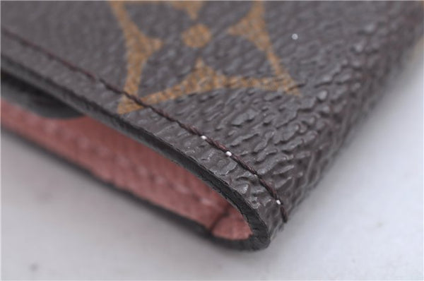 Authentic Louis Vuitton Monogram Multicles 6 Key Case Holder M61285 Pink J6978