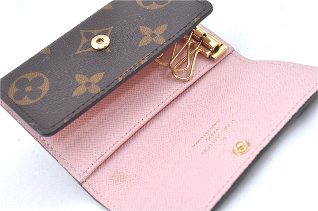 Authentic Louis Vuitton Monogram Multicles 6 Key Case Holder M61285 Pink J6978