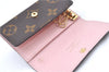 Authentic Louis Vuitton Monogram Multicles 6 Key Case Holder M61285 Pink J6978
