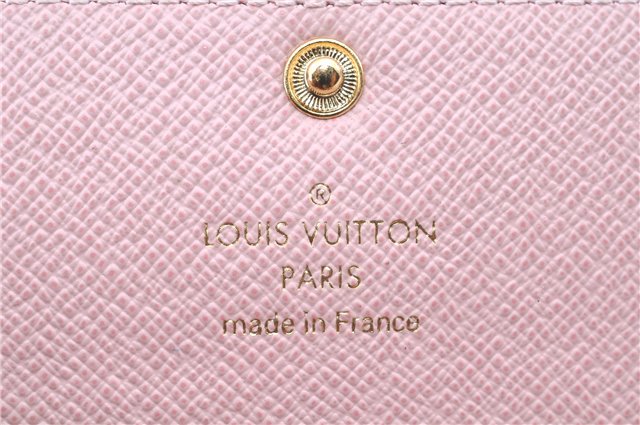 Authentic Louis Vuitton Monogram Multicles 6 Key Case Holder M61285 Pink J6978