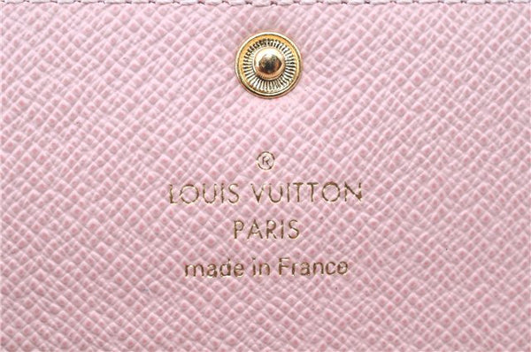Authentic Louis Vuitton Monogram Multicles 6 Key Case Holder M61285 Pink J6978