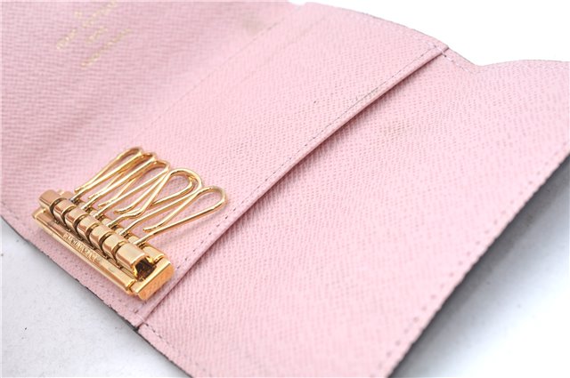 Authentic Louis Vuitton Monogram Multicles 6 Key Case Holder M61285 Pink J6978