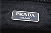 Authentic PRADA Nylon Tessuto Leather Shoulder Cross Body Bag Purse Black J6979