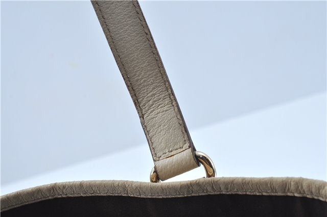 Authentic GUCCI Shoulder Tote Bag Purse GG Canvas Leather 153361 Brown J6980