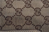 Authentic GUCCI Shoulder Tote Bag Purse GG Canvas Leather 153361 Brown J6980