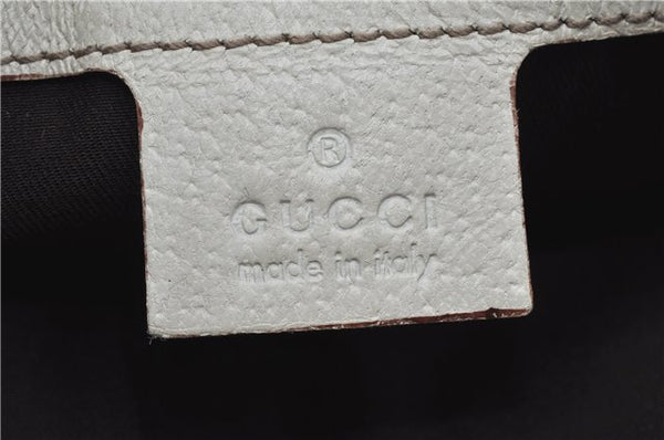 Authentic GUCCI Shoulder Tote Bag Purse GG Canvas Leather 153361 Brown J6980