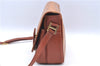 Authentic MCM Visetos Leather Vintage Shoulder Cross Body Bag Purse Brown J6982