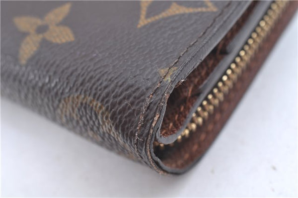 Authentic Louis Vuitton Monogram Compact Zip Bifold Wallet Purse M61667 LV J6994