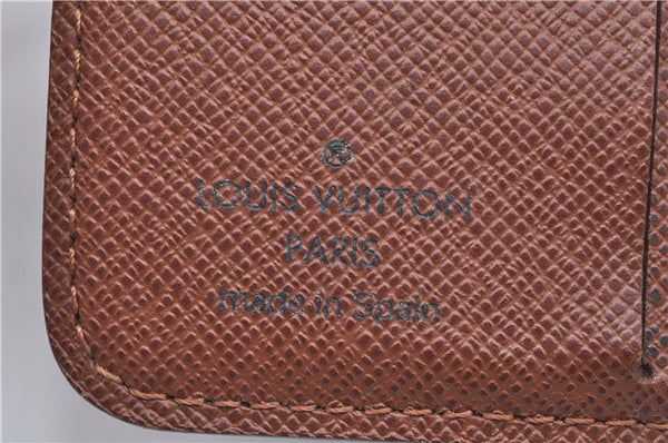 Authentic Louis Vuitton Monogram Compact Zip Bifold Wallet Purse M61667 LV J6994