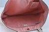 Authentic GUCCI Abbey Shoulder Tote Bag GG Canvas Leather 141472 Pink J6995