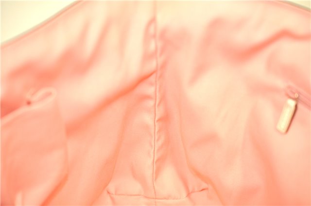 Authentic GUCCI Abbey Shoulder Tote Bag GG Canvas Leather 141472 Pink J6995