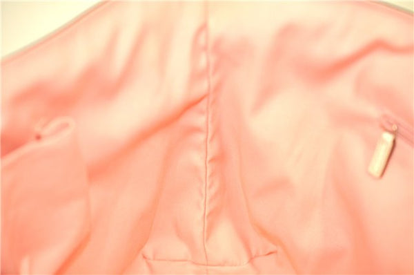 Authentic GUCCI Abbey Shoulder Tote Bag GG Canvas Leather 141472 Pink J6995