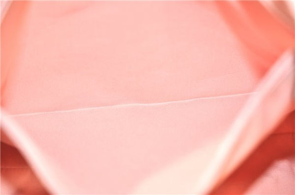 Authentic GUCCI Abbey Shoulder Tote Bag GG Canvas Leather 141472 Pink J6995