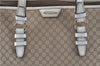 Authentic CELINE Paris Macadam Shoulder Hand Bag Canvas Leather Beige J6999