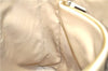 Authentic CELINE Paris Macadam Shoulder Hand Bag Canvas Leather Beige J6999