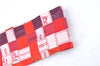 Authentic HERMES Twilly "Bolduc au Carre" Scarf Silk Red Box J7001