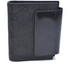 Authentic GUCCI Notebook Cover GG Nylon Leather Black J7003