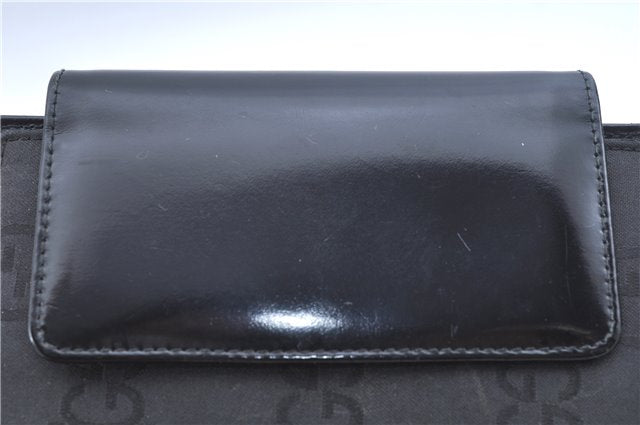 Authentic GUCCI Notebook Cover GG Nylon Leather Black J7003