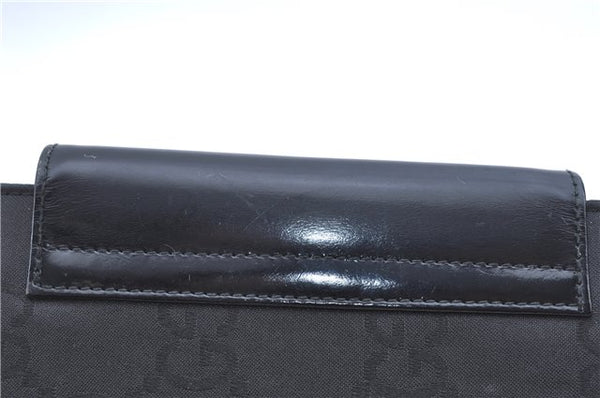 Authentic GUCCI Notebook Cover GG Nylon Leather Black J7003