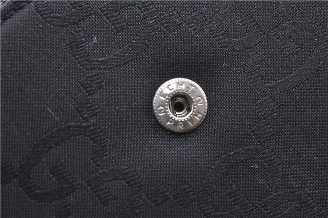 Authentic GUCCI Notebook Cover GG Nylon Leather Black J7003