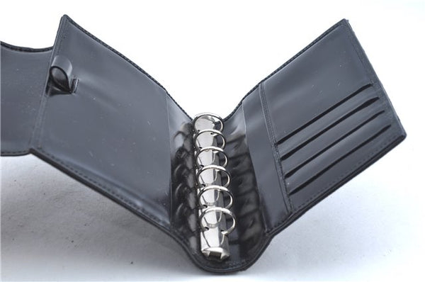 Authentic GUCCI Notebook Cover GG Nylon Leather Black J7003