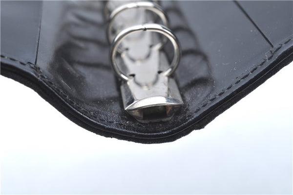 Authentic GUCCI Notebook Cover GG Nylon Leather Black J7003