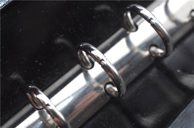 Authentic GUCCI Notebook Cover GG Nylon Leather Black J7003