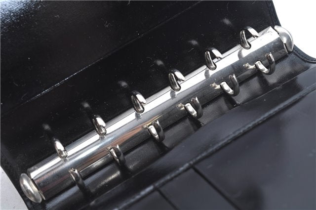 Authentic GUCCI Notebook Cover GG Nylon Leather Black J7003