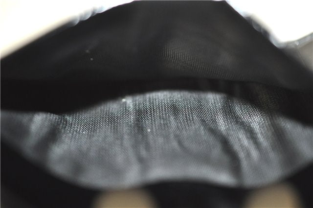 Authentic GUCCI Notebook Cover GG Nylon Leather Black J7003