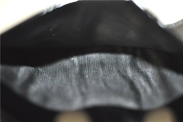 Authentic GUCCI Notebook Cover GG Nylon Leather Black J7003