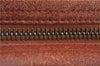 Authentic MCM Visetos Leather Vintage Shoulder Cross Body Bag Purse Brown J7006