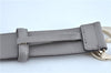 Authentic GUCCI Belt _Interlocking G Leather 546386 AP00G Gray J7008