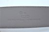 Authentic GUCCI Belt _Interlocking G Leather 546386 AP00G Gray J7008