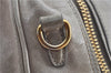 Authentic PRADA Leather Nappa 2Way Shoulder Hand Bag Light Gray J7014