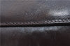 Authentic FENDI Zucca Trifold Wallet Purse Canvas Leather Brown J7020