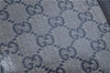 Authentic GUCCI GG Crystal Shoulder Tote Bag PVC Leather 197953 Black J7024